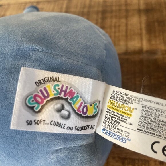 Disney Squishmallows 5" Stitch Blue Plush Stuffed Animal Toy Kellytoy Plushie - Picture 6 of 8